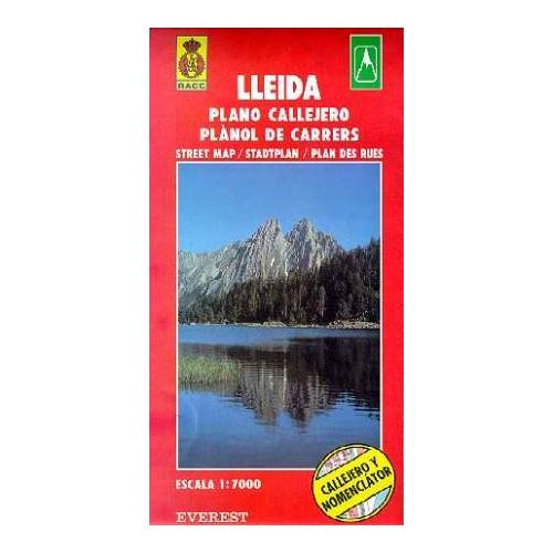Lleida és környéke térkép - Everest