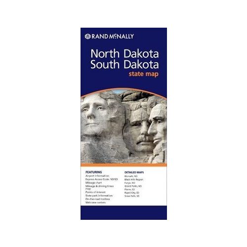 North Dakota & South Dakota térkép - Rand McNally