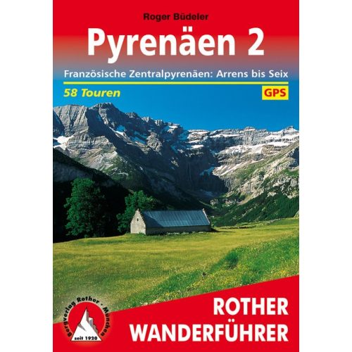 Pireneusok (2), német nyelvű túrakalauz - Rother