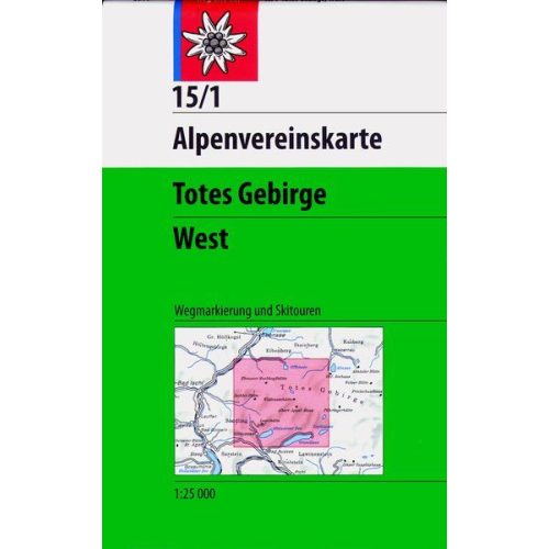 Totes Gebirge (nyugat) turistatérkép (15/1) - Alpenvereinskarte
