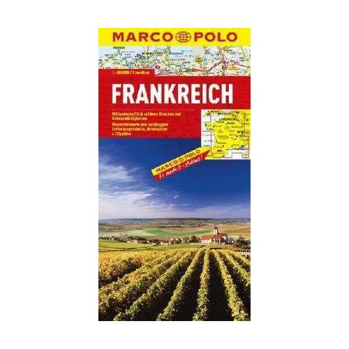 France, travel map - Marco Polo