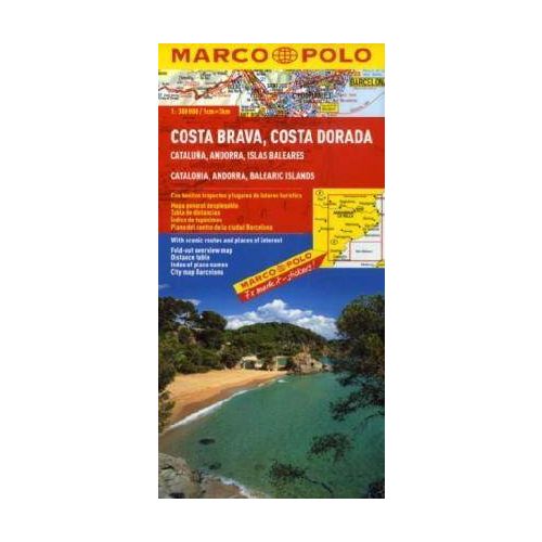 Costa Brava / Costa Dorada térkép - Marco Polo
