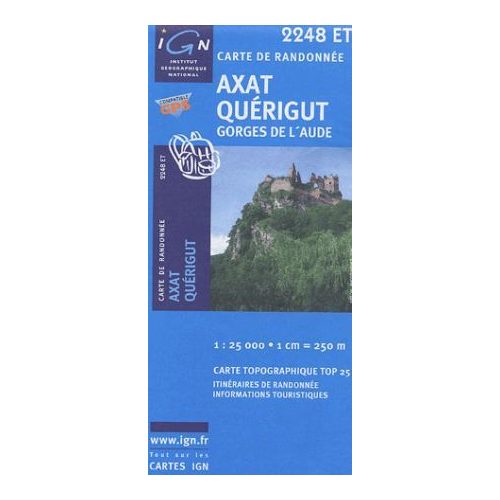 Axat / Quérigut / Gorges de l'Aude - IGN 2248ET