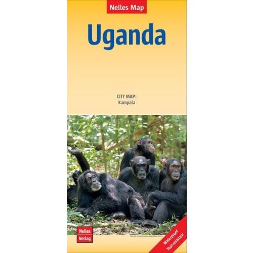 Uganda térkép - Nelles