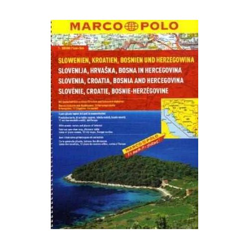 Slovenia, Croatia & Bosnia-Hercegovina, road atlas - Marco Polo