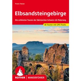 Elbsandsteingebirge, német nyelvű túrakalauz - Rother