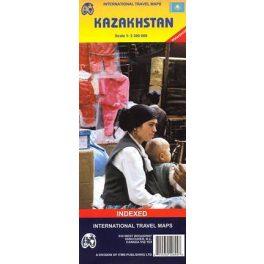 Kazahsztán térkép - ITM