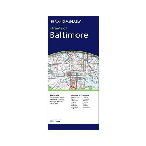 Baltimore, MD térkép - Rand McNally