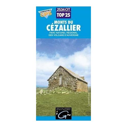 Monts du Cezallier - IGN 2534OT