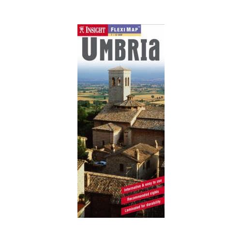 Umbria laminált térkép - Insight