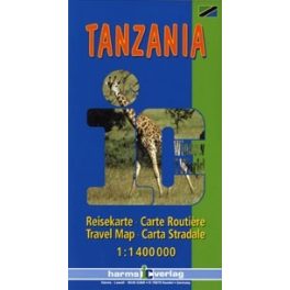 Tanzánia térkép - Harms