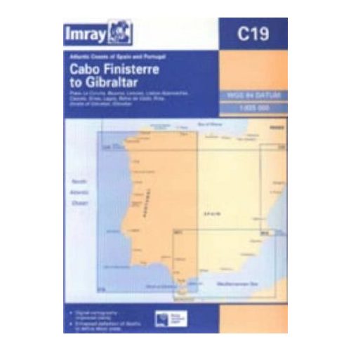 Cabo Finisterre to Gibraltar Chart C19 - Imray