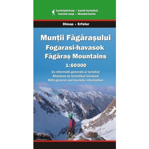 Făgăraş Mountains, hiking map - Dimap & Erfatur