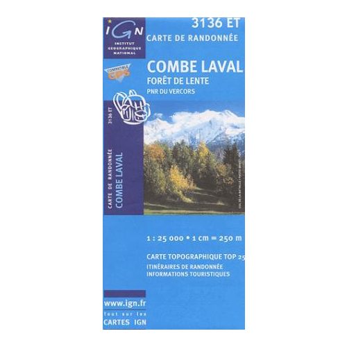 Combe Laval / Forêt de Lente - IGN 3136ET