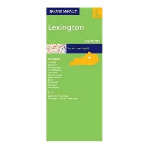Lexington & Blue Grass Area, KY térkép - Rand McNally