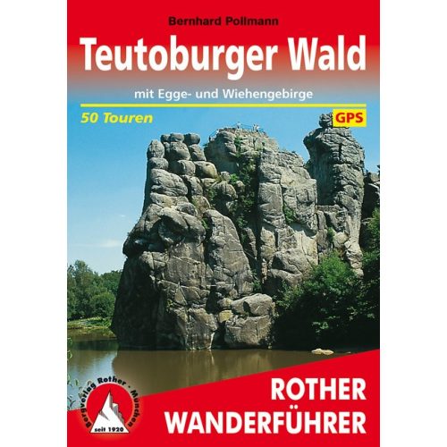 Teutoburgi-erdő, német nyelvű túrakalauz - Rother