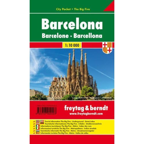 Barcelona zsebtérkép - Freytag-Berndt