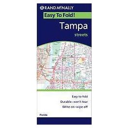 Tampa, FL (EasyToFold) térkép - Rand McNally 