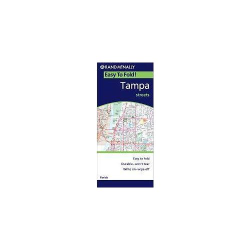 Tampa, FL (EasyToFold) térkép - Rand McNally 