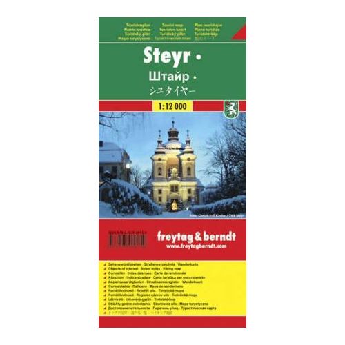 Steyr, town plan - Freytag-Berndt