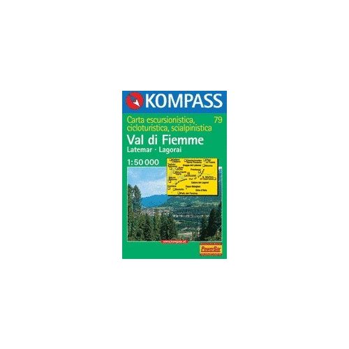 WK 79 Val di Fiemme - Latemar - Lagorai - KOMPASS