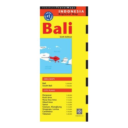 Bali térkép - Periplus Editions