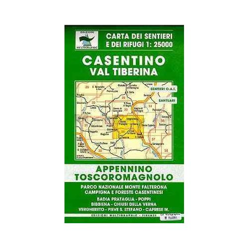Casentino - Val Tiberina térkép (No 35) - Multigraphic 