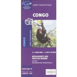 Kongó térkép - IGN