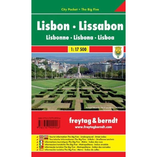 Lisszabon zsebtérkép - Freytag-Berndt