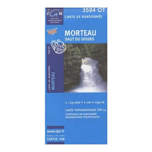 Morteau / Saut du Doubs - IGN 3524OT