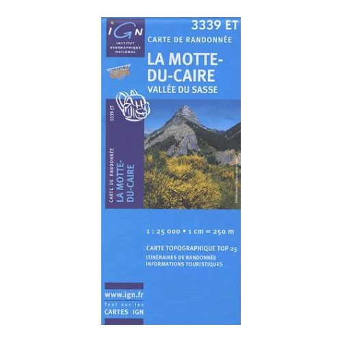 La Motte-du-Caire / Vallé du Sasse - IGN 3339ET