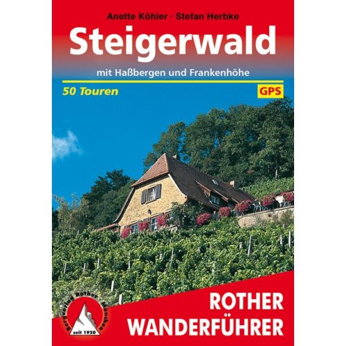 Steigerwald, német nyelvű túrakalauz - Rother