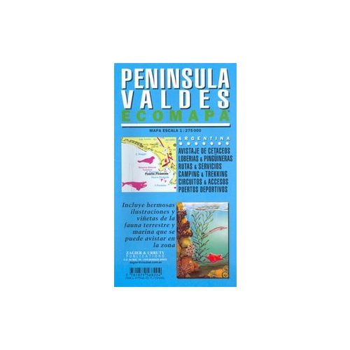 Peninsula Valdes térkép - Zagier y Urruty