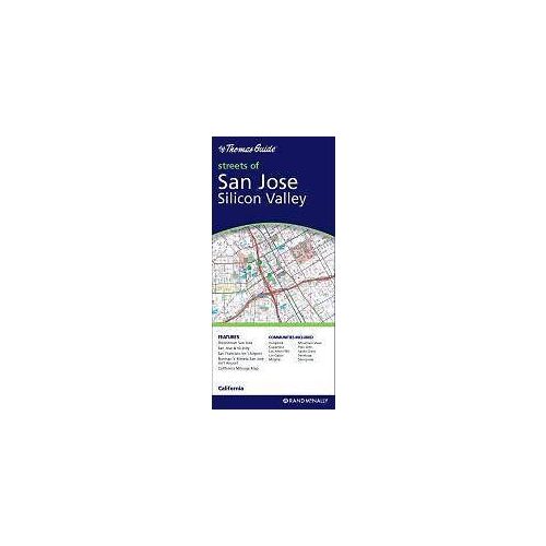 San Jose, Szilíciumvölgy (Kalifornia) térkép - Rand McNally 