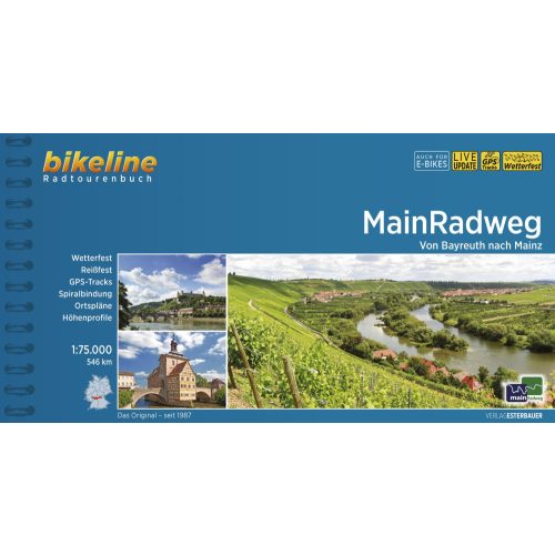 Main biking route, guidebook in German - Bikeline