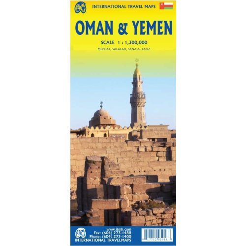 Omán és az Egyesült Arab Emirátusok térkép - ITM