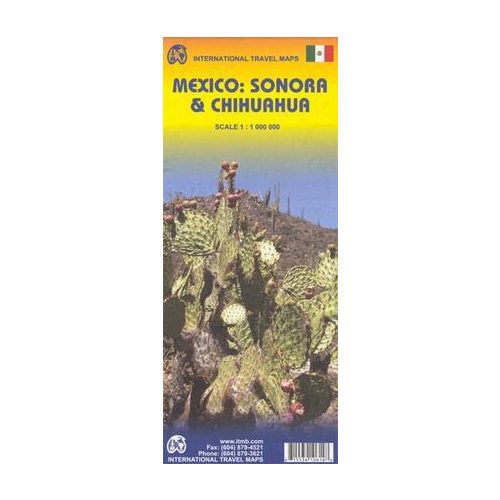 Mexikó: Sonora & Chihuahua térkép - ITM