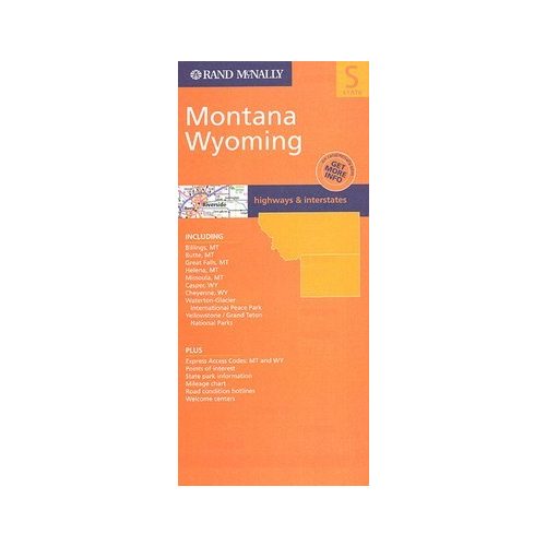 Montana & Wyoming térkép - Rand McNally