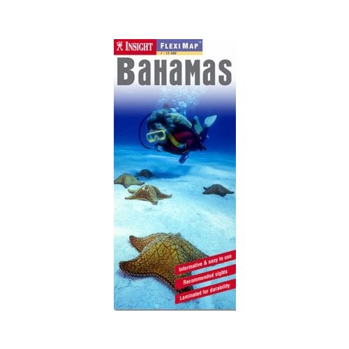 Bahama-szigetek laminált térkép - Insight