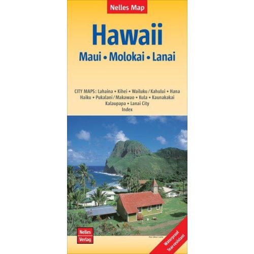 Hawaii: Maui, Molokai, Lanai térkép - Nelles
