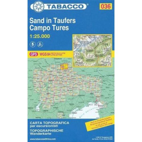 Campo Tures (Sand in Taufers) térkép (036) - Tabacco