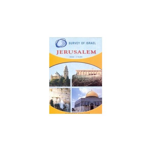 Jeruzsálem térkép - Ha-Merkaz 