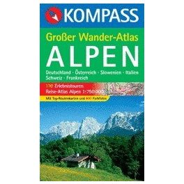 Alpen Großer Wander Atlas - Kompass K 604 