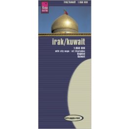 Irak, Kuvait térkép - Reise Know-How