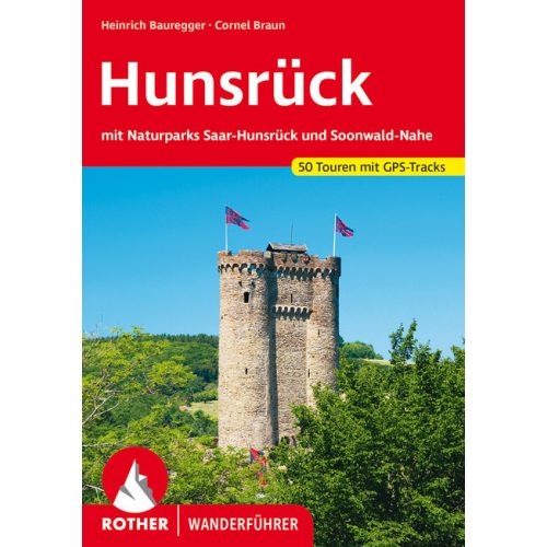 Hunsrück, német nyelvű túrakalauz - Rother
