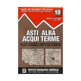 Asti, Alba, Acqui Terme térkép - IGC 