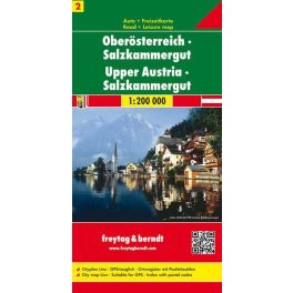   Felső-Ausztria, Salzkammergut autótérkép - Freytag-Berndt