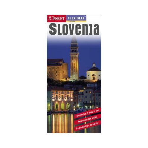 Szlovénia laminált térkép - Insight