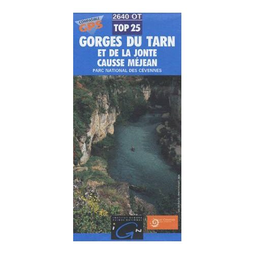 Gorges du Tarn et de la Jonte / Causse Méjean - IGN 2640OT