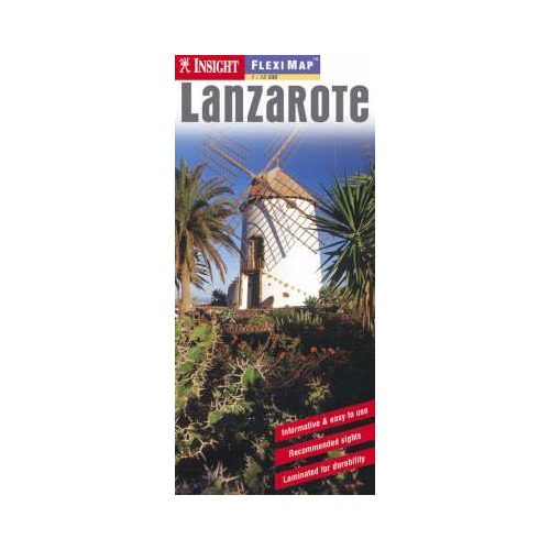 Lanzarote laminált térkép - Insight